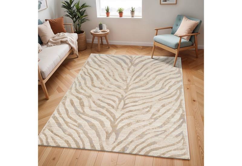 Livabliss Teppich LUANDA, rechteckig, Höhe: 11 mm, Skandinavischer Teppich, Boho Wohnzimmerteppich/Läufer im Zebra Muster Livabliss Teppich LUANDA, rechteckig, Höhe: 11 mm, Skandinavischer Teppich, Boho Wohnzimmerteppich/Läufer im Zebra Muster von Livabliss