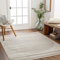 Livabliss Teppich "SANTIAGO", rechteckig, 10 mm Höhe, Skandinavischer Teppich, Kurzflor Boho-Wohnzimmerteppich, Läufer von Livabliss