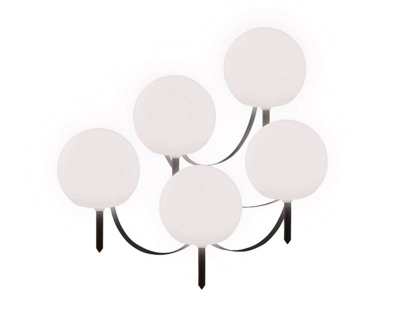 Livarno home Gartenleuchte Livarno home LED-Bodenlichterkette 5er dimmbar Zigbee Lichterkette von Livarno home