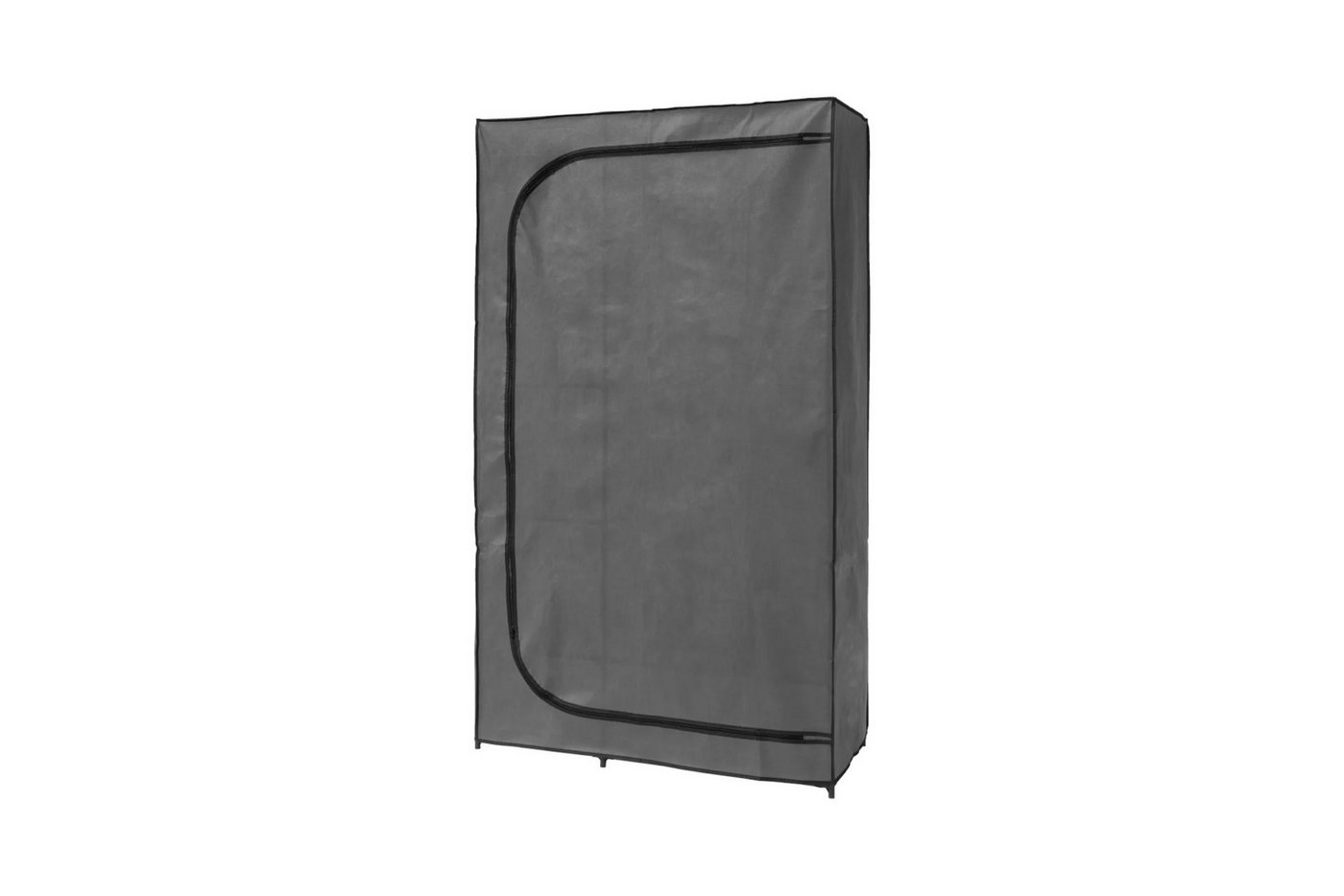 Livarno home Stoffschrank Textilkleiderschrank ca. 100 x 174 x 46 cm mit 7 Ablagefächern (Einzelartikel, Textilkleiderschrank mit Kleiderstange) Leicht auf- und umstellbar von Livarno home