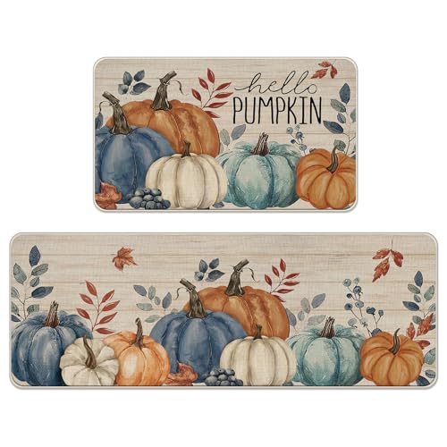 Livcoz Küchenteppich-Set, 43,2 x 73,2 cm und 43,2 x 119,2 cm, 115 cm, 2 Stück von Livcoz