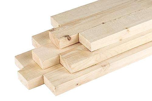 MyTimber® Holzlatten als Bauholz Dachlatten | Holz zum selber bauen | 4 x 6cm breit| Kantholz 2m lang | Holzlatte für als Konstruktionsholz für dein DIY-Projekt (10) von Live Distance Shopping