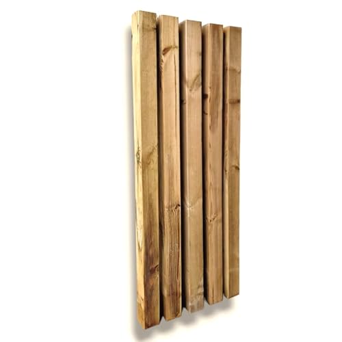 MyTimber® KDI Zaunpfosten | Echtholz Kantholz 90x90 mm| | Bauholz | Holzbalken | Vierkantholz | Holzpfosten Pfosten | 9x9 cm (180CM) von Live Distance Shopping