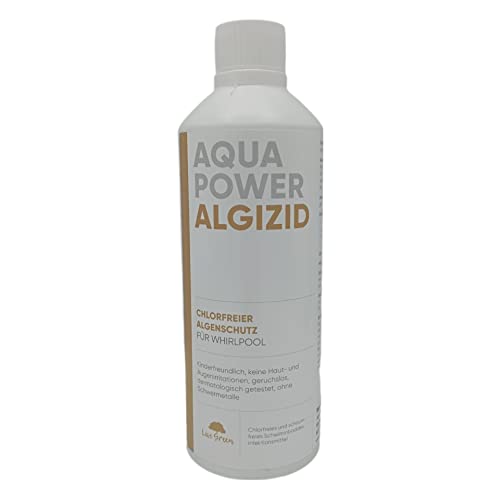 Aqua Power Whirlpool Algizid, 500 ml, für alle Whirlpoolauskleidungen, Algenmittel von Live Green AQUA POWER