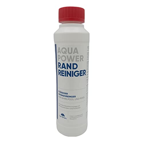 Aqua Power Randreiniger, 250 ml, Pool, Whirpool, hochwirksames Konzentrat, Beckenrandreiniger für alle Auskleidungen und Abdeckungen von Live Green AQUA POWER