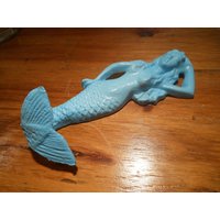 Beach Decor Blaue Meerjungfrau Wandhaken - Dekor Küsten Wohnkultur Strand von LiveCoastal