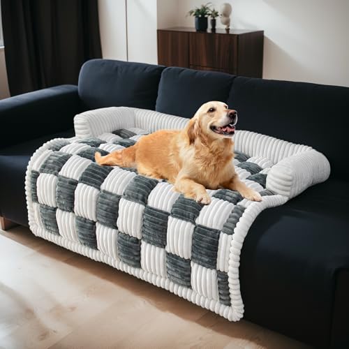 LiveGo Haustier-Couch-Überzüge für Sofa, Hundesofa-Bettenmatte, waschbare Plüsch-Couch-Abdeckung für Hund, Möbelschutz-Hundesofa-Matte für Hunde und Katzen, Flauschiges Hundecouch-Bett LiveGo Haustier-Couch-Überzüge für Sofa, Hundesofa-Bettenmatte, waschbare Plüsch-Couch-Abdeckung für Hund, Möbelschutz-Hundesofa-Matte für Hunde und Katzen, Flauschiges Hundecouch-Bett von LiveGo