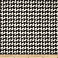 Designer Dekorative Werfen Abdeckung Premier Print Houndstooth Schwarz Wurf Kissenbezug Lendenkissen 16 X 18 20X20 22X22" Unsichtbaren Reißverschluss von LivePlush