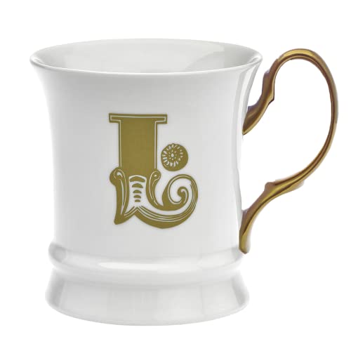 Livellara Milano Tasse 350 ml Porzellan, personalisiert mit Buchstabe B, für Frühstück, Camping, Abschlussfeier, Geschenkidee, spülmaschinenfest. Kollektion: Lettering Livellara Milano Tasse 350 ml Porzellan, personalisiert mit Buchstabe B, für Frühstück, Camping, Abschlussfeier, Geschenkidee, spülmaschinenfest. Kollektion: Lettering von Livellara Milano