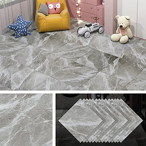 Livelynine 32 Fliesen PVC Bodenbelag Bad Vinylboden Selbstklebend Hellgrau 30x30cm Bodenfliesen Selbstklebend Badezimmer Linoleum Boden Marmor Wasserdicht PVC Fliesen Selbstklebend für Boden Küche Livelynine 32 Fliesen PVC Bodenbelag Bad Vinylboden Selbstklebend Hellgrau 30x30cm Bodenfliesen Selbstklebend Badezimmer Linoleum Boden Marmor Wasserdicht PVC Fliesen Selbstklebend für Boden Küche von Livelynine