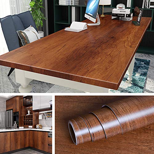 Livelynine 40CMX10M Klebefolie Holzoptik Vintage Möbelfolie Holzoptik Selbstklebend Holzoptik Folie für Möbel Schrank Schreibtisch Tisch Küchenplatte Küchen Arbeitsplatte Selbstklebende Küchenschrank Livelynine 40CMX10M Klebefolie Holzoptik Vintage Möbelfolie Holzoptik Selbstklebend Holzoptik Folie für Möbel Schrank Schreibtisch Tisch Küchenplatte Küchen Arbeitsplatte Selbstklebende Küchenschrank von Livelynine