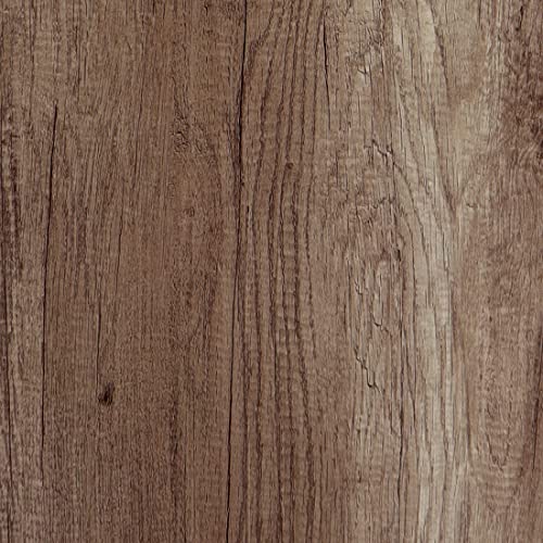 Livelynine 40CMx10M Holz Folie Selbstklebend PVC Bodenbelag Sonoma Eiche Bodenfolie Selbstklebend Vinylboden Selbstklebend Folie Holzoptik Venylbodenbelag Selbstklebend Fußbodenbelag von Livelynine