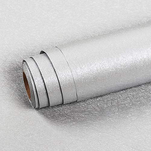 Livelynine 40CMx5M Klebetapete Selbstklebend Wohnzimmer Modern Selbstklebende Tapete Grau Muster Klebefolie Wand Tapeten für Badezimmer Schlafzimmer Wände Hellgrau Silber Wandfolie Abwaschbar Livelynine 40CMx5M Klebetapete Selbstklebend Wohnzimmer Modern Selbstklebende Tapete Grau Muster Klebefolie Wand Tapeten für Badezimmer Schlafzimmer Wände Hellgrau Silber Wandfolie Abwaschbar von Livelynine