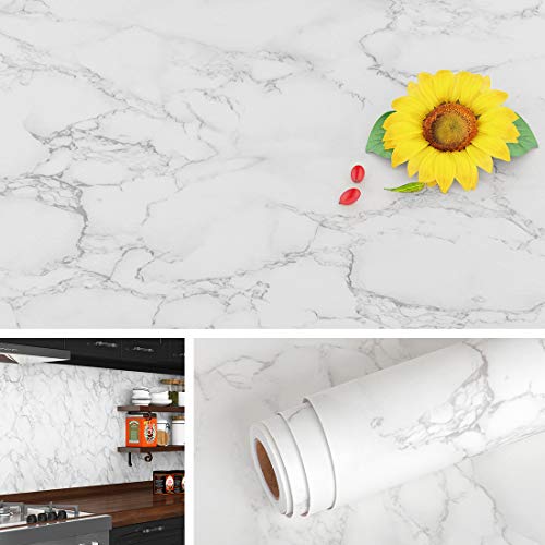 Livelynine 5MX90CM Breit Marmor Folie Matt Klebefolie Tisch Weiss Grau Folie Arbeitsplatte Küche Küchenarbeitsplatte Folien Schreibtisch für Tisch Küchen Arbeitsplatten Mamorfolie Selbstklebend Matt Livelynine 5MX90CM Breit Marmor Folie Matt Klebefolie Tisch Weiss Grau Folie Arbeitsplatte Küche Küchenarbeitsplatte Folien Schreibtisch für Tisch Küchen Arbeitsplatten Mamorfolie Selbstklebend Matt von Livelynine
