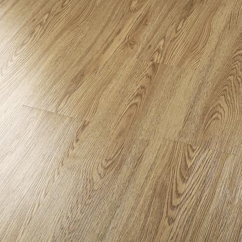 Livelynine Dicke Vinylboden Selbstklebend Holzoptik Eiche Natur 90x15CM PVC Bodenbelag Selbstklebend Bad Klebefliesen Boden Küche 36-Stück Vinyl Fliesen Selbstklebend Boden Badezimmer Linoleum Boden von Livelynine