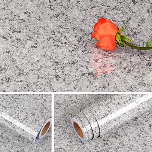 Livelynine Fensterbank Innen Granit Klebefolie Möbel Marmor Folie für Möbel Küchenschränke Tisch Tischplatte Badezimmermöbel Klebefolie Arbeitsplatte Folie Küche Selbstklebend Marmoroptik 40CMx2M Livelynine Fensterbank Innen Granit Klebefolie Möbel Marmor Folie für Möbel Küchenschränke Tisch Tischplatte Badezimmermöbel Klebefolie Arbeitsplatte Folie Küche Selbstklebend Marmoroptik 40CMx2M von Livelynine