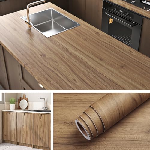 Livelynine Folie Arbeitsplatte Küche 90CM Breit Holz Klebefolie Möbel Küche Schranke Küchenfront Tisch Hitzebeständig Folie Arbeitsplatte Küche Holzoptik Natur 90CMx500CM Selbstklebende Folie Küche Livelynine Folie Arbeitsplatte Küche 90CM Breit Holz Klebefolie Möbel Küche Schranke Küchenfront Tisch Hitzebeständig Folie Arbeitsplatte Küche Holzoptik Natur 90CMx500CM Selbstklebende Folie Küche von Livelynine