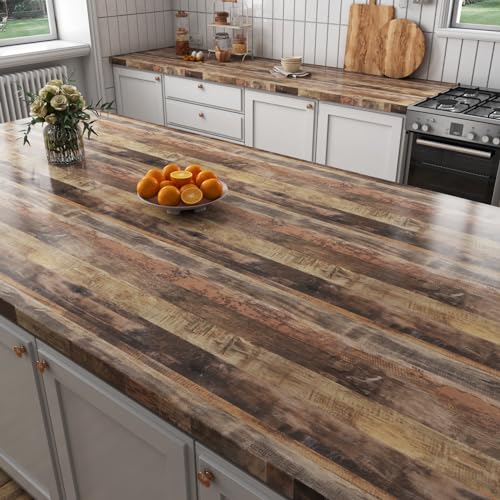 Livelynine Folie Arbeitsplatte Küche Holzoptik Klebefolie Holzoptik Braun 40CMx5M Möbelfolie Selbstklebend Holz Dunkel Schreibtisch Esstisch Küchenfronten Küchenwand Selbstklebende Tapete Holzoptik Livelynine Folie Arbeitsplatte Küche Holzoptik Klebefolie Holzoptik Braun 40CMx5M Möbelfolie Selbstklebend Holz Dunkel Schreibtisch Esstisch Küchenfronten Küchenwand Selbstklebende Tapete Holzoptik von Livelynine