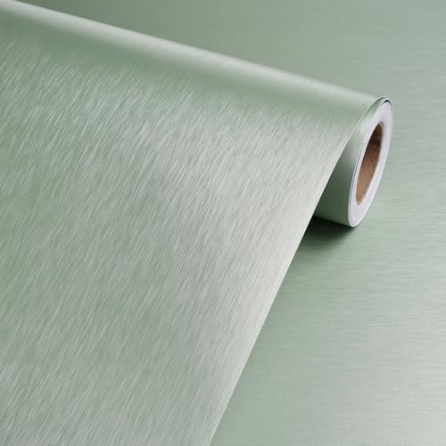 Livelynine Klebefolie Edelstahl Gebürstet Grün Edelstahl Folie Selbstklebend Hellgrün für Kühlschrank Geschirrspüler Abwaschbar Möbelfolie Selbstklebend Grün Küche Schrank Schminktisch Mädchen 40CMx2M Livelynine Klebefolie Edelstahl Gebürstet Grün Edelstahl Folie Selbstklebend Hellgrün für Kühlschrank Geschirrspüler Abwaschbar Möbelfolie Selbstklebend Grün Küche Schrank Schminktisch Mädchen 40CMx2M von Livelynine