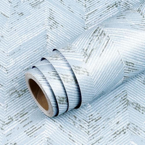 Livelynine Klebefolie Möbel Blau Fischgrätenmuster Grau Weiß Ader 40CMx5M Tapete Selbstklebend Blau Muster Tapete Kinderzimmer Neutral Schlafzimmer Wohnzimmer Bad Wand Tapeten Hellblau Landhausstil Livelynine Klebefolie Möbel Blau Fischgrätenmuster Grau Weiß Ader 40CMx5M Tapete Selbstklebend Blau Muster Tapete Kinderzimmer Neutral Schlafzimmer Wohnzimmer Bad Wand Tapeten Hellblau Landhausstil von Livelynine
