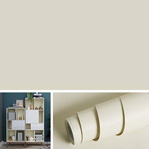 Livelynine Selbstklebende Tapete Wand Beige 40CMx5M Wasserdichte Klebefolie Möbel Beige Matt Möbelfolie Selbstklebend Creme Beige Küche Schrank Tischplatte Regal Wand Tapete Selbstklebend Wohnzimmer Livelynine Selbstklebende Tapete Wand Beige 40CMx5M Wasserdichte Klebefolie Möbel Beige Matt Möbelfolie Selbstklebend Creme Beige Küche Schrank Tischplatte Regal Wand Tapete Selbstklebend Wohnzimmer von Livelynine