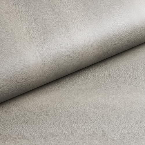 Livelynine Tapete Selbstklebend Grau Schlafzimmer Wohnzimmer 40CMx10M Klebefolie Küche Arbeitsplatte Grau Möbelfolie Küchenfront Wasserdicht Selbstklebende Folie Hell für Bad Schreibtisch Schrank Tür von Livelynine