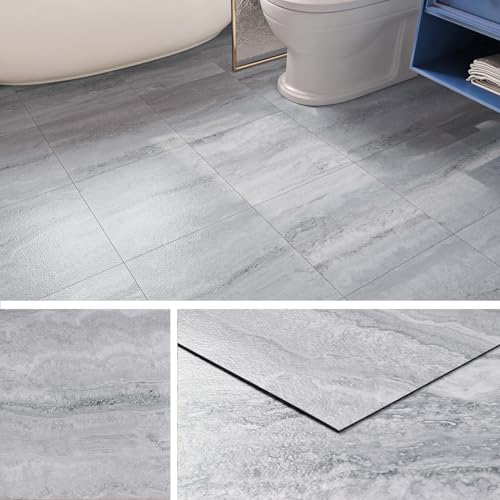 Livelynine Vinylboden Selbstklebend Grau Bad PVC Bodenbelag Selbstklebend Steinoptik Grau Klebefliesen Boden Küche Azulejos 30x30 Wasserfest Selbstklebende Bodenfliesen Wohnmobil Schlafzimmer, 4 Stück Livelynine Vinylboden Selbstklebend Grau Bad PVC Bodenbelag Selbstklebend Steinoptik Grau Klebefliesen Boden Küche Azulejos 30x30 Wasserfest Selbstklebende Bodenfliesen Wohnmobil Schlafzimmer, 4 Stück von Livelynine