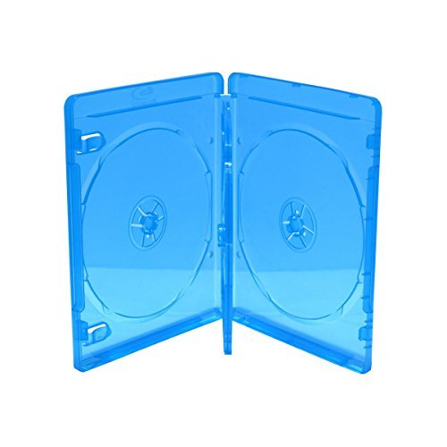 25 BluRay 4er BD Hüllen / 14mm / geeignet für 4 Datenträger von Livepac-Office
