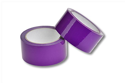 4x Packband / Paketklebeband / 66m X 50mm / leise abrollend / Farbe: violett von Livepac Office