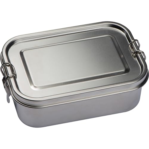 Brotdose / Lunchbox / aus Edelstahl / Farbe: silber von Livepac-Office