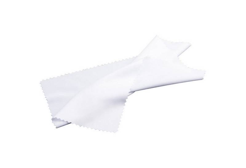 Macma 10x Brillenputztuch / Mikrofasertuch / Farbe: weiß Mikrofasertuch von Macma