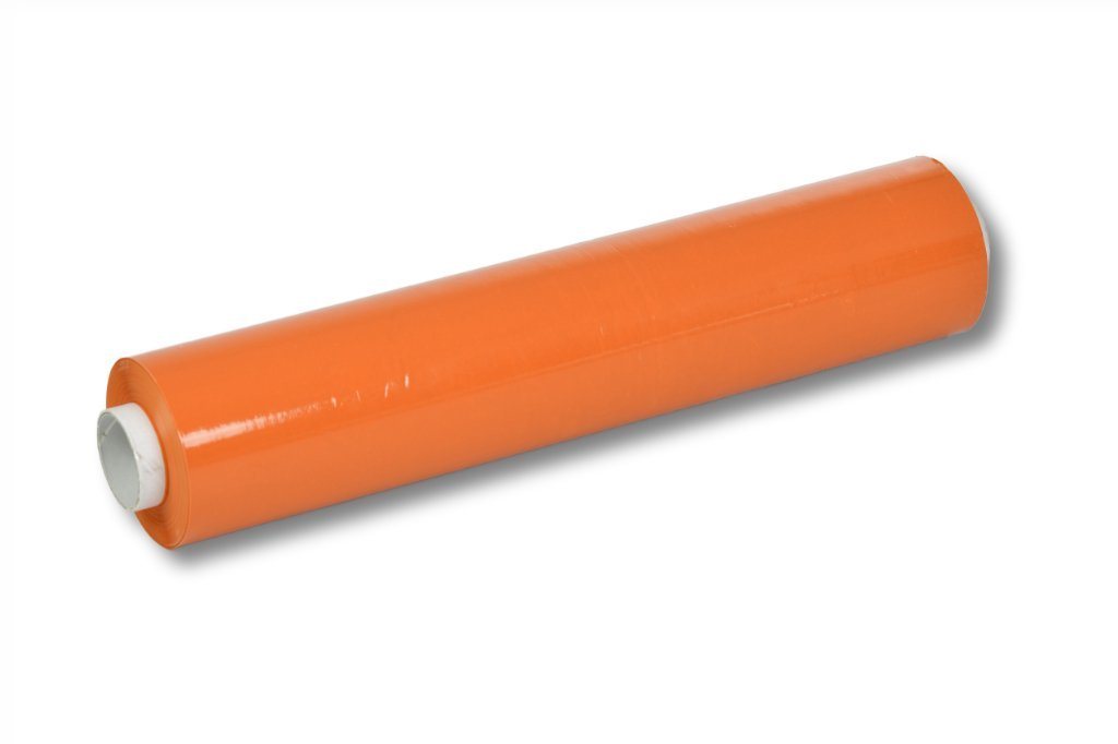 Livepac Office Baufolie Stretchfolie / 500mm x 300m / 23my / Farbe: orange von Livepac Office