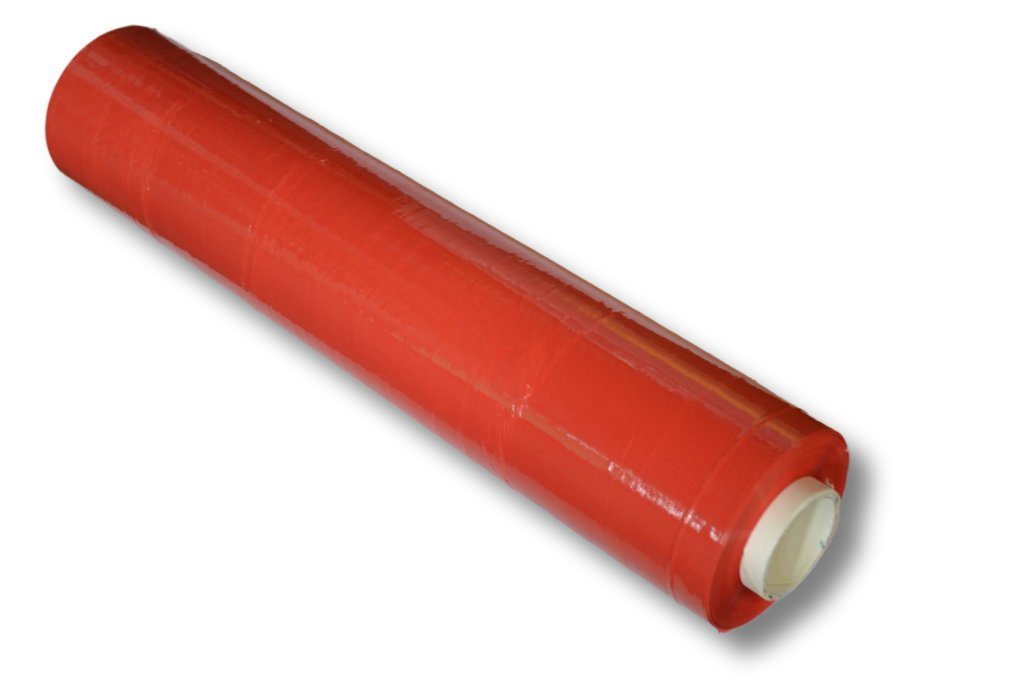 Livepac Office Baufolie Stretchfolie / 500mm x 300m / 23my / Farbe: rot von Livepac Office