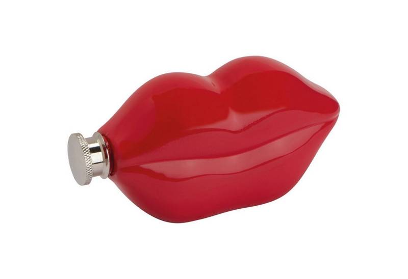 Macma Flachmann Flachmann "Kußmund" / aus Edelstahl / 178 ml von Macma