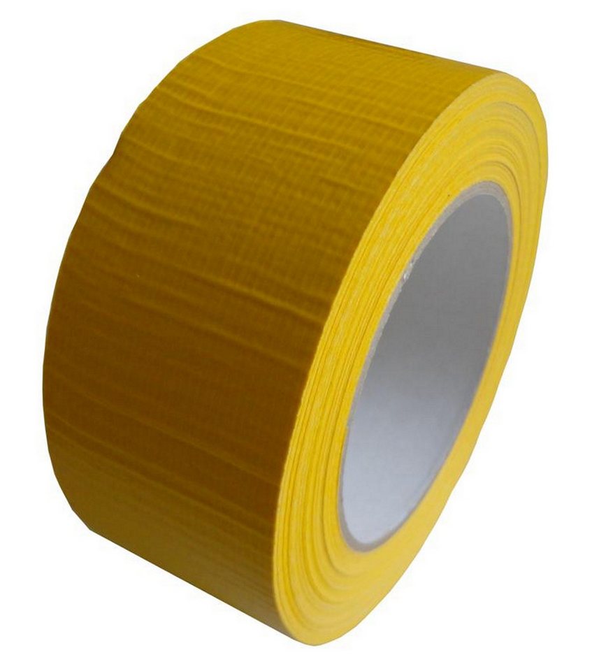 Livepac Office Klebeband 10 Rollen Klebeband Gewebeband Panzerband Panzertape 50m X 48mm gelb von Livepac Office