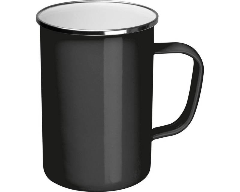 Macma Tasse Emaille Tasse / Füllvermögen: 550ml / Farbe: schwarz von Macma