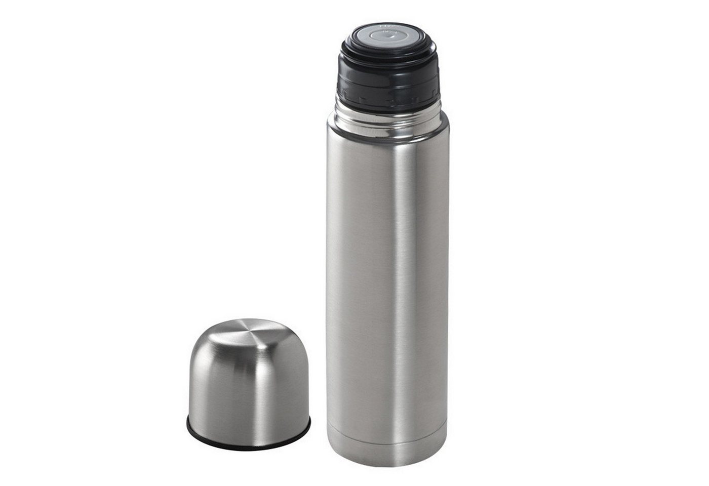 Livepac Office Trinkflasche Edelstahl Isolierkanne / Thermosflasche / Thermoskanne / Farbe: silber von Livepac Office