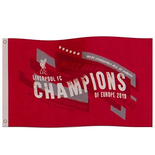 Liverpool FC Champions of Europa Flagge - Rot, One Size von Liverpool FC