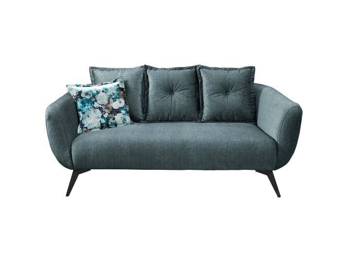 2,5-Sitzer-Sofa Baggio Blau/Grün Velours von Livetastic