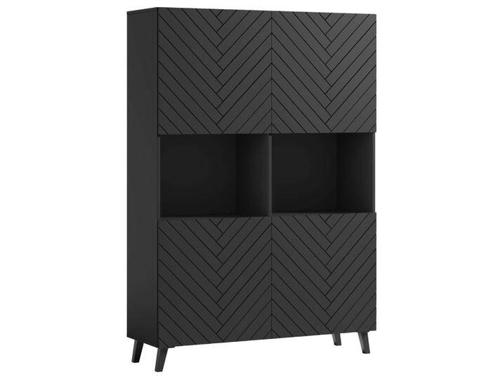 Highboard Phuket ca. 120x172 cm Schwarz Highboard Phuket ca. 120x172 cm Schwarz von Livetastic