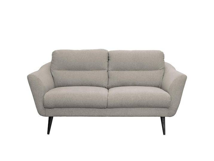 Livetastic 2,5-SITZER TROMSO, Grau, Buche, 3-Sitzer, 187x87x88 cm, Made in EU, Rücken echt, Wohnzimmer, Sofas & Couches, Sofas von Livetastic