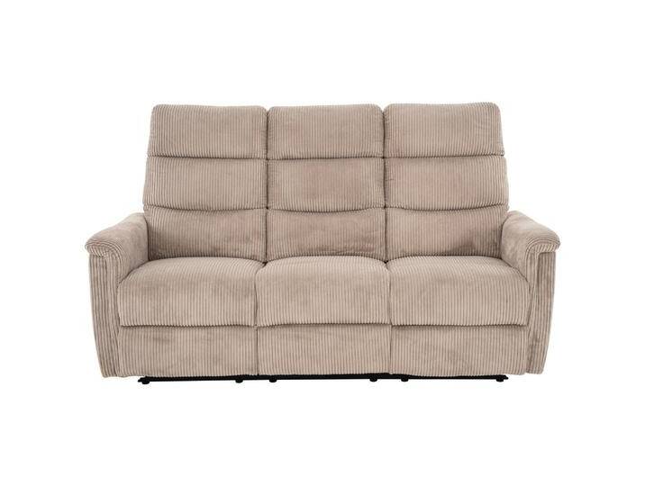 Livetastic 3-SITZER-SOFA, Hellbraun, Metall, 184x108x89 cm, Relaxfunktion, Wohnzimmer, Sofas & Couches, Sofas, 3-Sitzer Sofas von Livetastic
