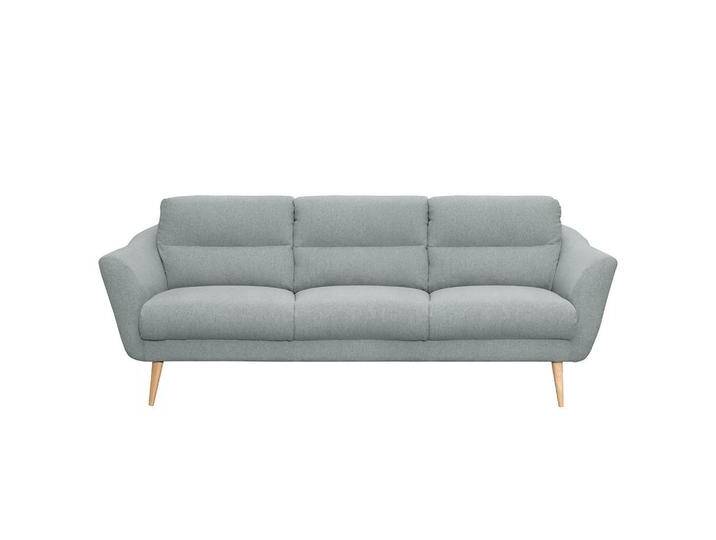 Livetastic 3-SITZER-SOFA TROMSO, Hellblau, Buche, 209x87x88 cm, Made in EU, Rücken echt, Wohnzimmer, Sofas & Couches, Sofas, 3-Sitzer Sofas von Livetastic