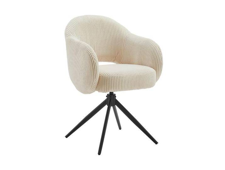 Livetastic ARMLEHNSTUHL, Beige, Drehteller, 58x84x60 cm, Sitzfläche 360° drehbar, Stühle von Livetastic