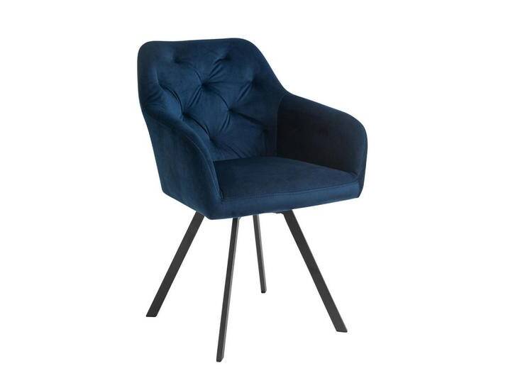 Livetastic ARMLEHNSTUHL, Blau, Stativgestell, 61x85x62 cm, Sitzfläche 360° drehbar, Stühle von Livetastic