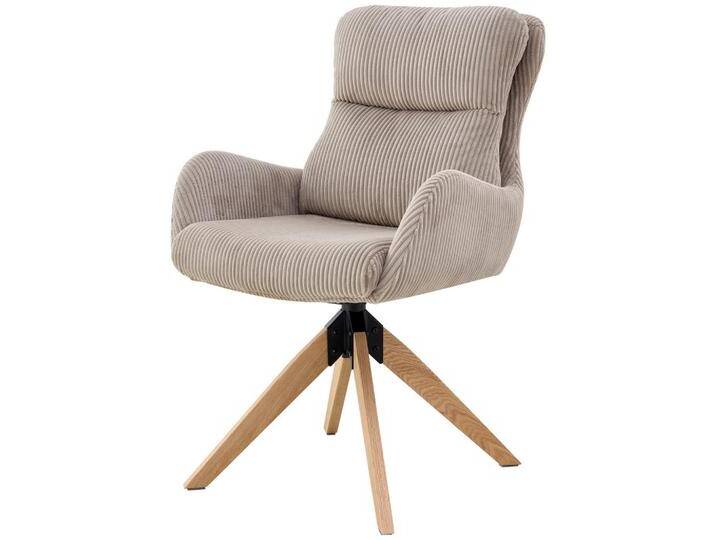 Livetastic ARMLEHNSTUHL, Taupe, Holz, Metall, Eiche, Pappel, massiv, Sperrholz, Flachrohr, 60x91x72 cm, Sitzfläche 360° drehbar, Stühle Livetastic ARMLEHNSTUHL, Taupe, Holz, Metall, Eiche, Pappel, massiv, Sperrholz, Flachrohr, 60x91x72 cm, Sitzfläche 360° drehbar, Stühle von Livetastic