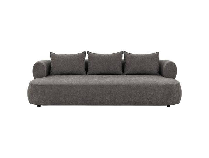 Livetastic BIGSOFA FERRO, Anthrazit, 4-Sitzer, Füllung: Komfortschaum, Silikon, 240x76x122 cm, Made in EU, FSC 100%, Armteil links, rechts, Livetastic BIGSOFA FERRO, Anthrazit, 4-Sitzer, Füllung: Komfortschaum, Silikon, 240x76x122 cm, Made in EU, FSC 100%, Armteil links, rechts, von Livetastic