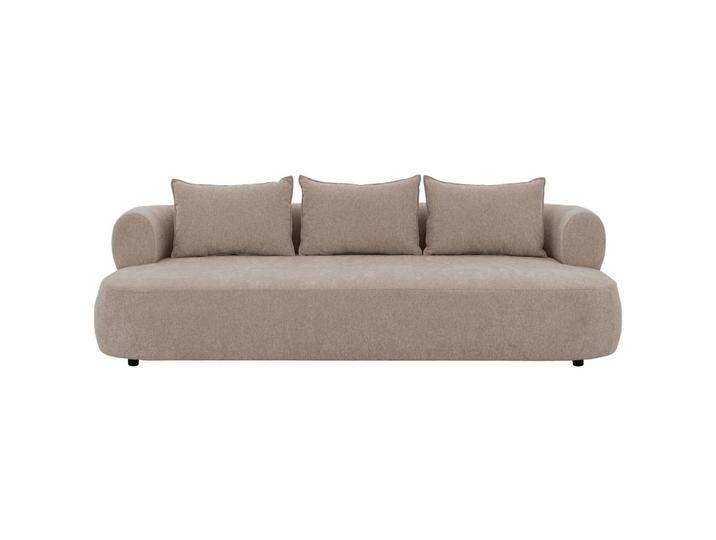 Livetastic BIGSOFA FERRO, Hellbraun, 4-Sitzer, Füllung: Komfortschaum, Silikon, 240x76x122 cm, Made in EU, FSC 100%, Armteil links, rechts, Livetastic BIGSOFA FERRO, Hellbraun, 4-Sitzer, Füllung: Komfortschaum, Silikon, 240x76x122 cm, Made in EU, FSC 100%, Armteil links, rechts, von Livetastic