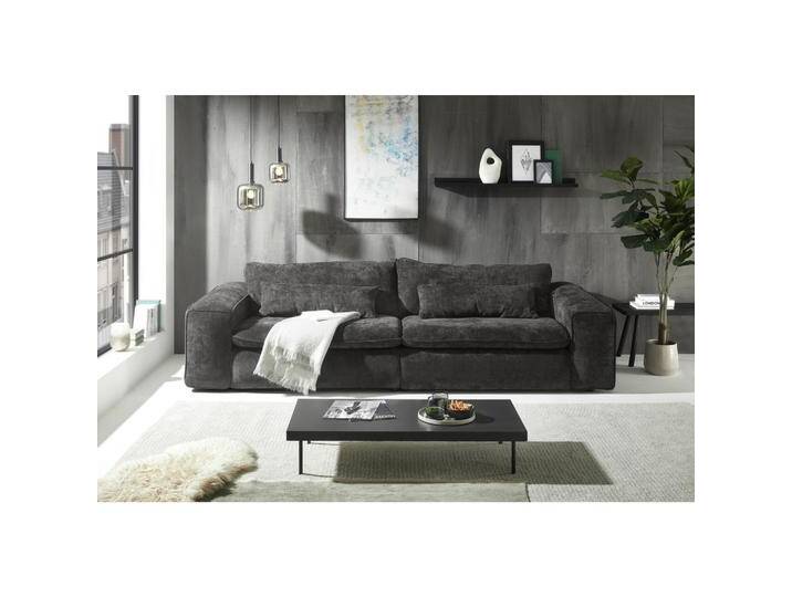 Livetastic BIGSOFA VENICE, Schwarz, 3-Sitzer, Füllung: Schaumstoffflocken,Schaumstoffflocken, 300x80x118 cm, Made in EU, Rücken echt, Armteil links, Livetastic BIGSOFA VENICE, Schwarz, 3-Sitzer, Füllung: Schaumstoffflocken,Schaumstoffflocken, 300x80x118 cm, Made in EU, Rücken echt, Armteil links, von Livetastic