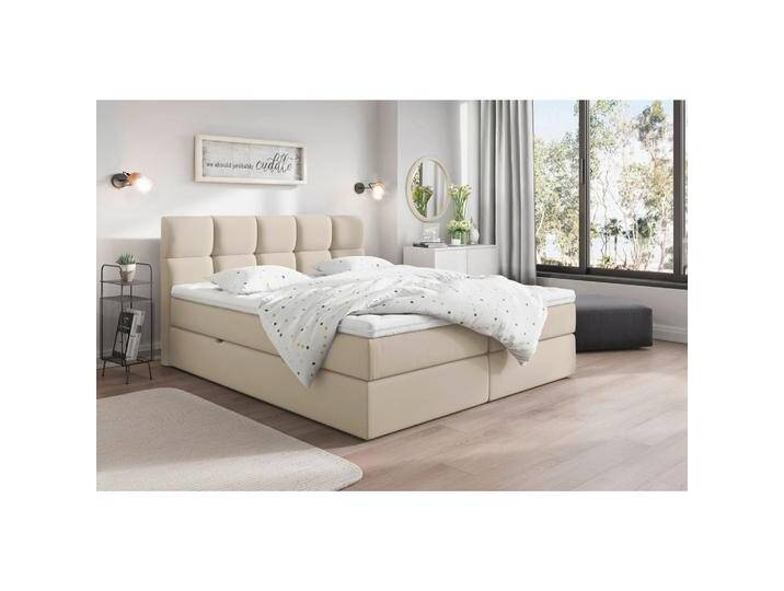 Livetastic BOXBETT, Creme, H3, Höhe ca. 19 cm, 180x220 cm, Bettkasten, gepolstertes Kopfteil, Topper durchgehend, Schlafzimmer, Betten, Doppelbetten Livetastic BOXBETT, Creme, H3, Höhe ca. 19 cm, 180x220 cm, Bettkasten, gepolstertes Kopfteil, Topper durchgehend, Schlafzimmer, Betten, Doppelbetten von Livetastic